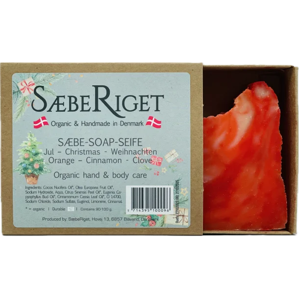 Økologisk fast håndsæbe, Jul - Sæberiget