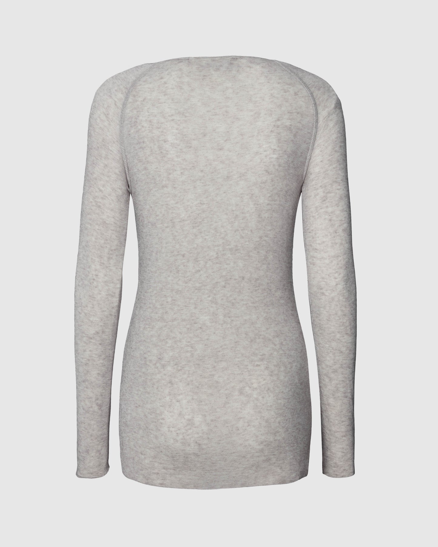 Amalie Uld Top, Lys Gråmeleret - Gai+Lisva
