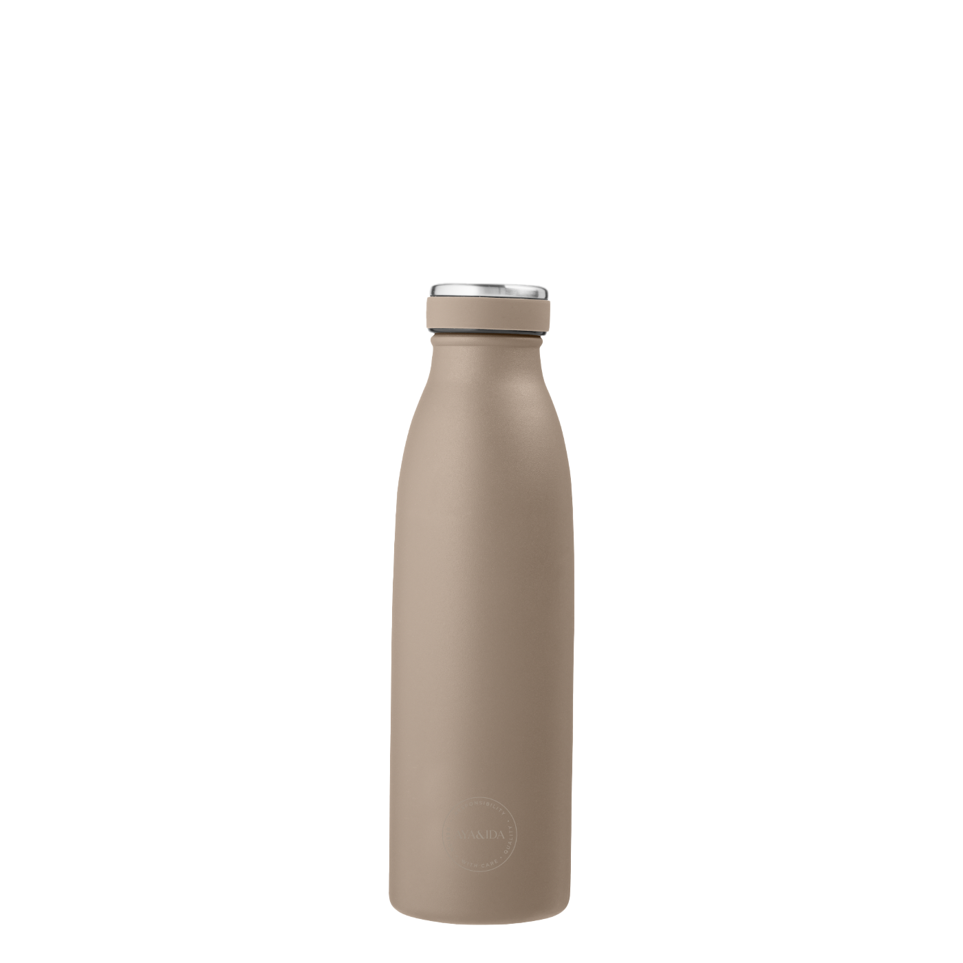 Drikkeflaske 500 ml, Dusty Brown - AYA&IDA