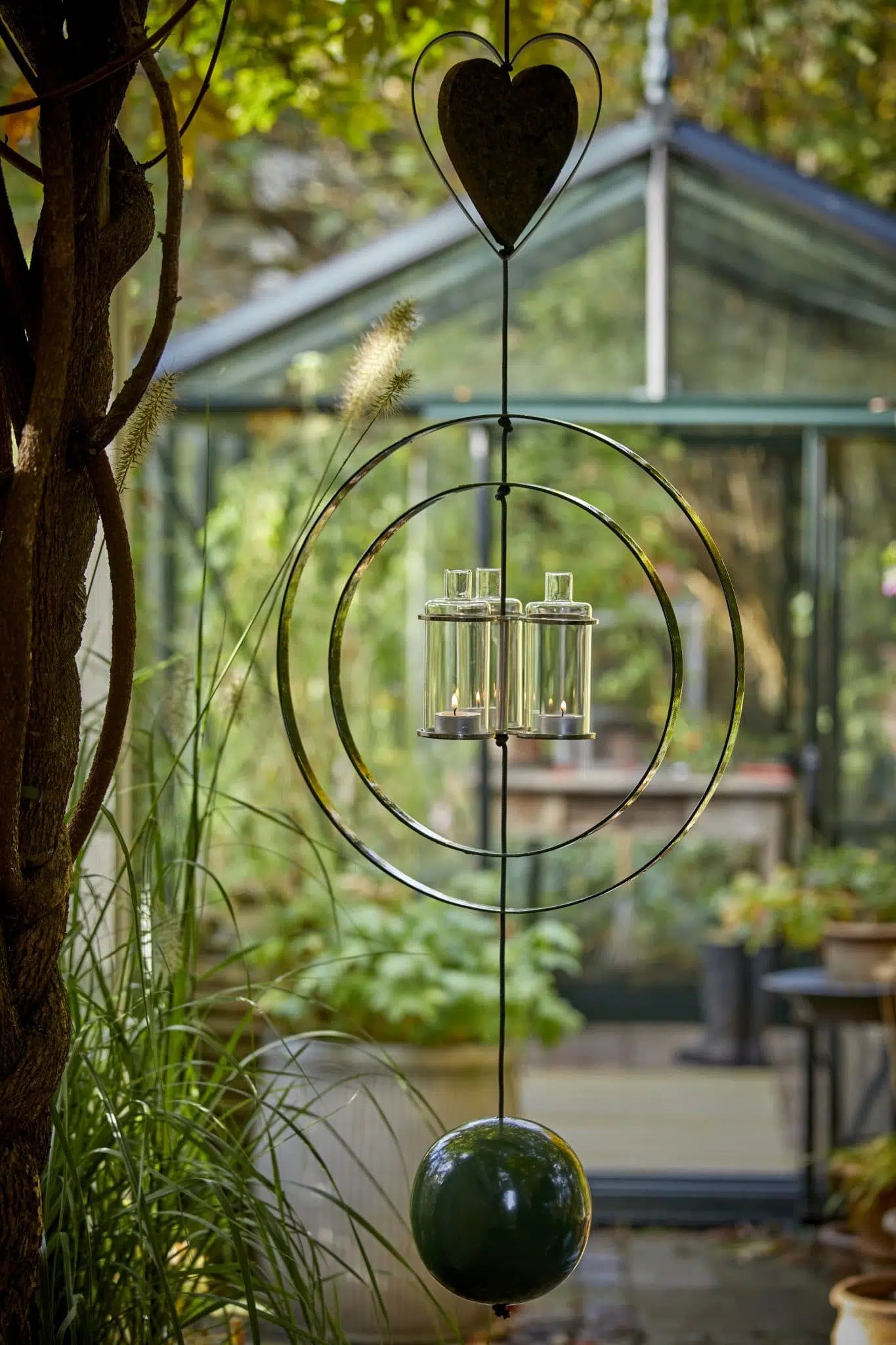 SNOREN Jern Kugle Grøn, Small - NordicByHand