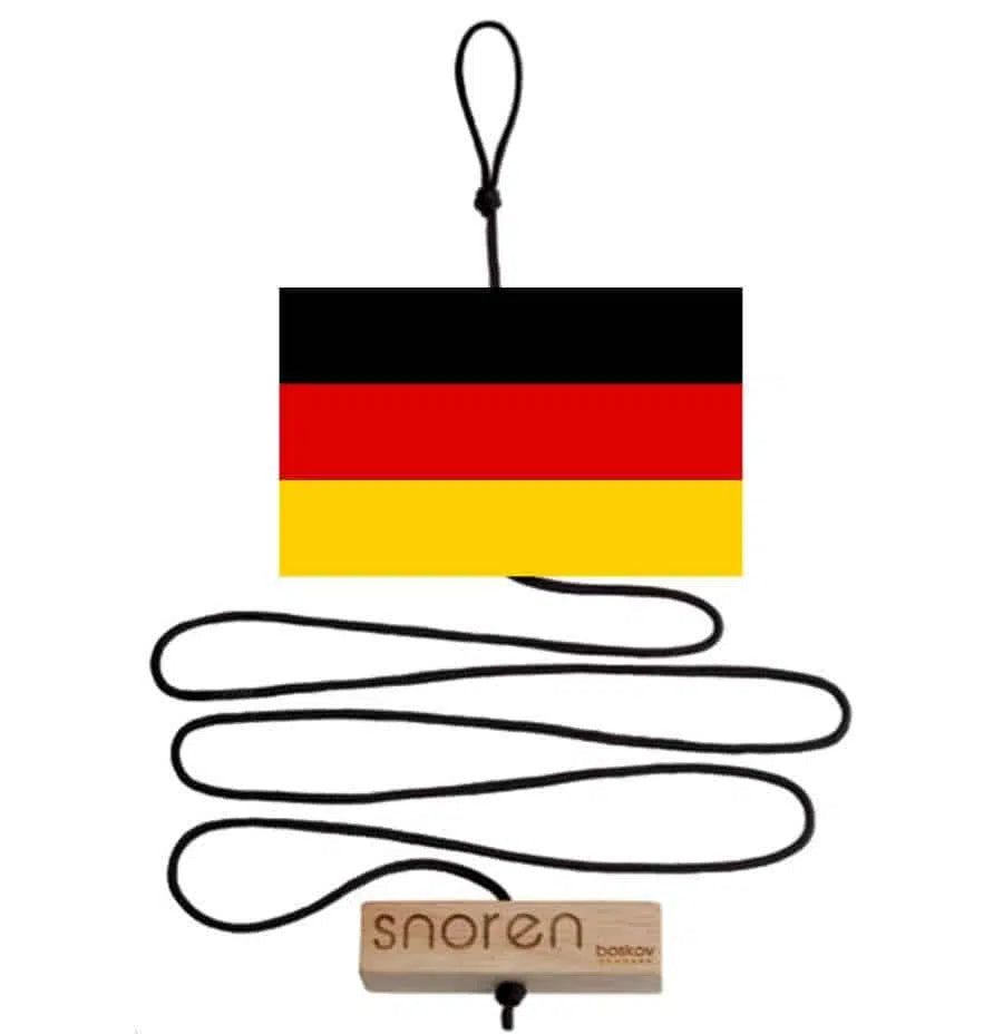 SNOREN med tysk flag og brick- NordicByHand