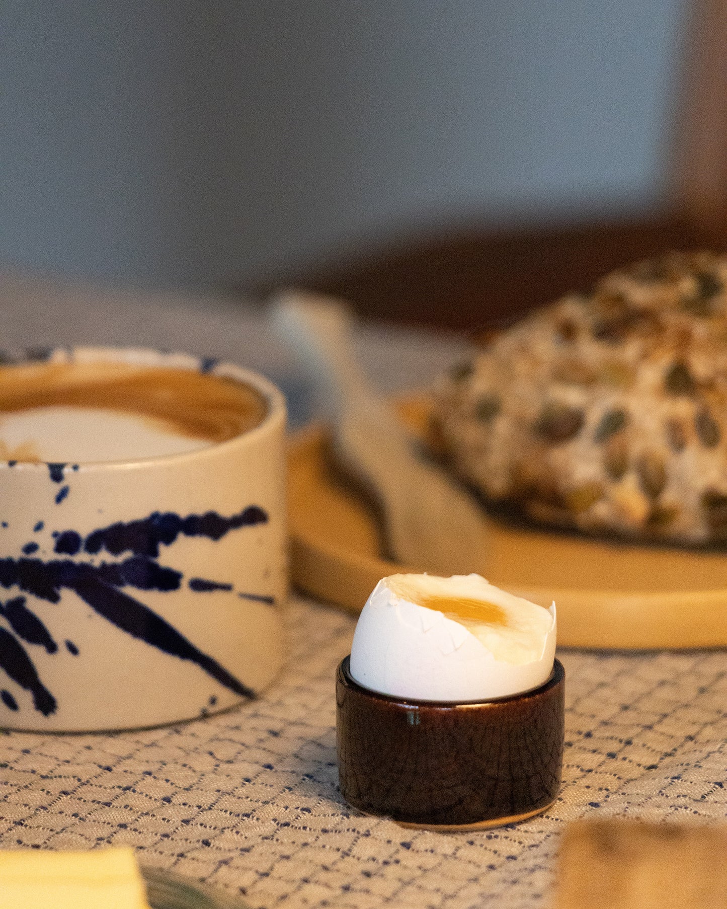 Æggebæger/Sterinlys, Coffee - Handmadebymarle