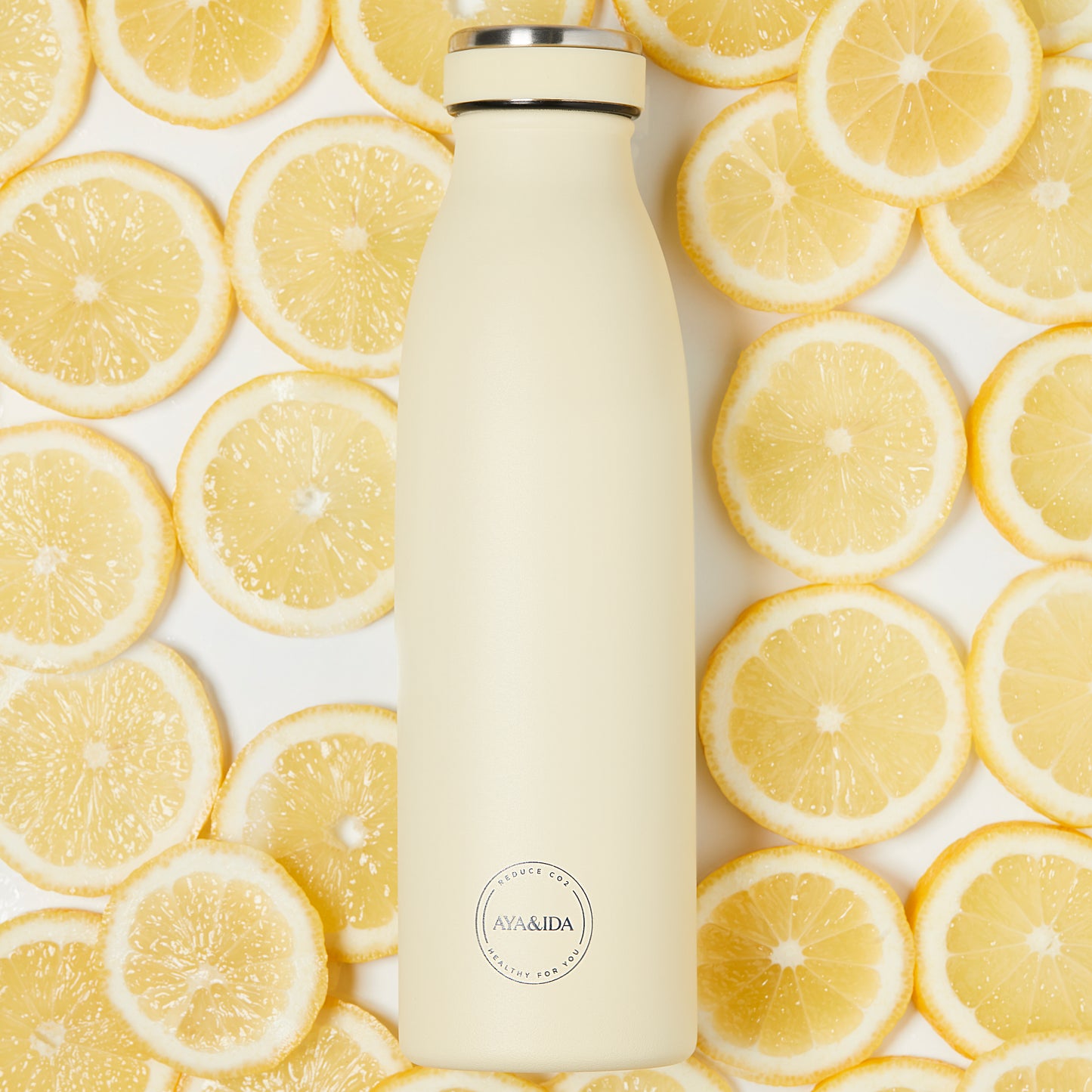 Drikkeflaske 500 ml - Butter Yellow - AYA&IDA