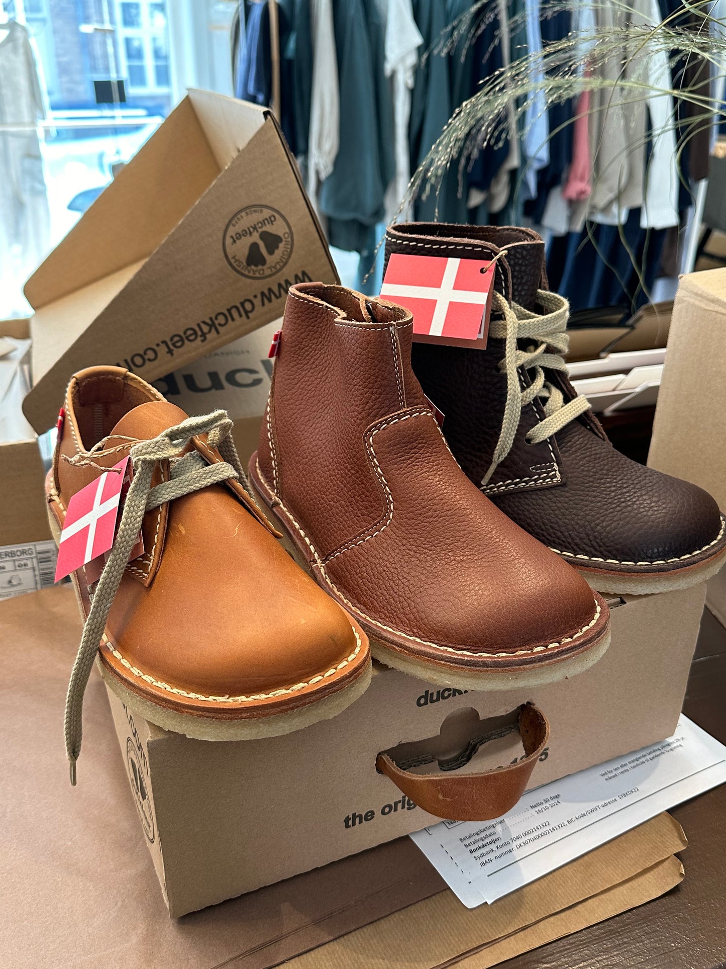 Jylland sko, Brown - duckfeet