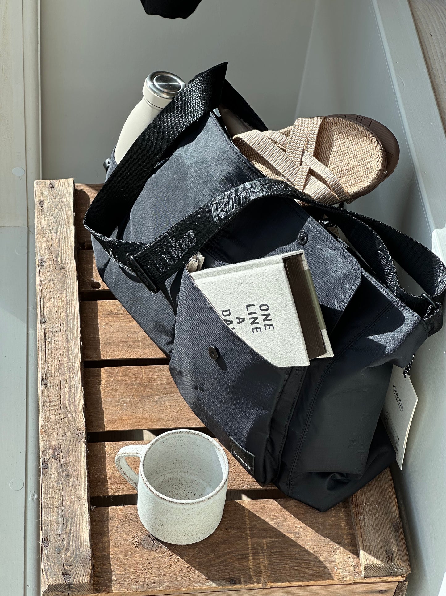 Milo Skuldertaske, Black - Kintobe