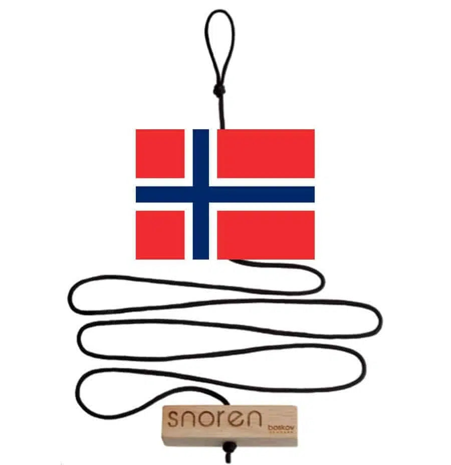 SNOREN med norsk flag og brick- NordicByHand