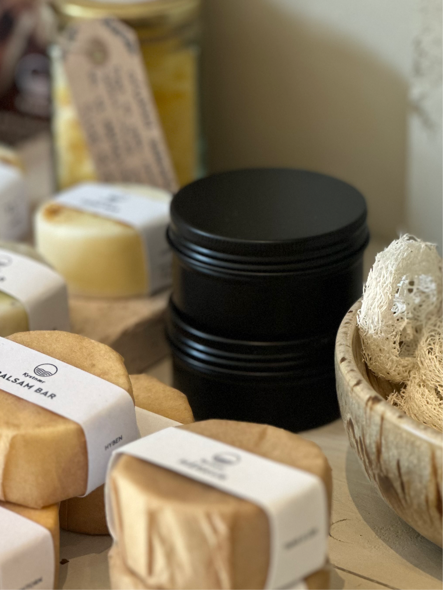 Aluminium bøtte, Sort - Kystnær