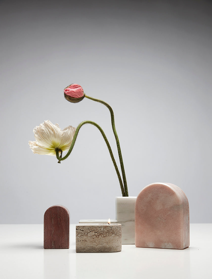 Living Objects nr. 9 - Rød lysestage - FÓLK Reykjavik