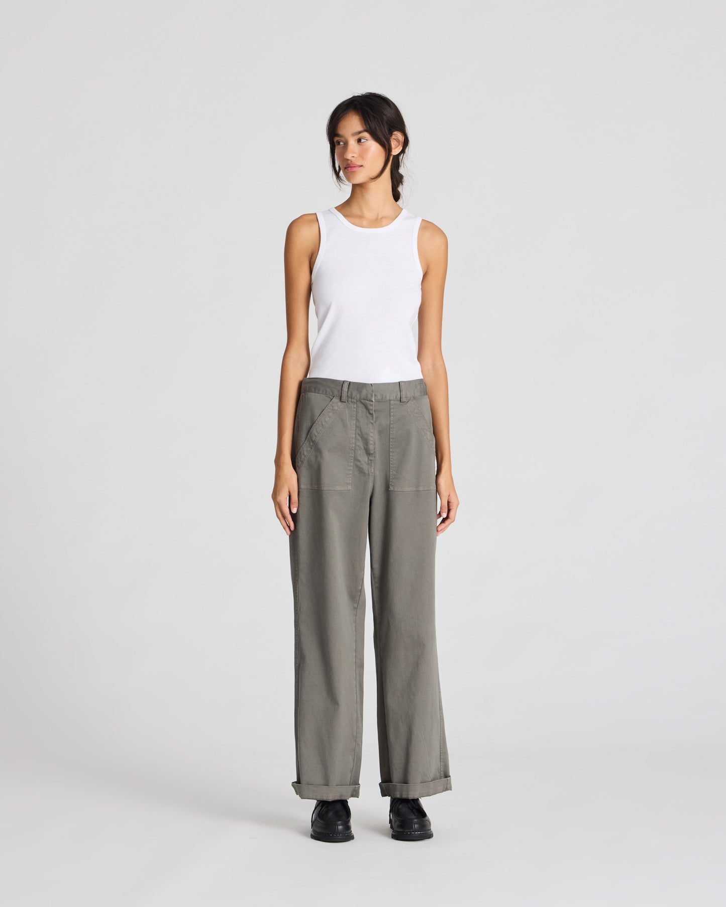 Tinne Bukser Bomuld, Metal Grey - Gai+Lisva
