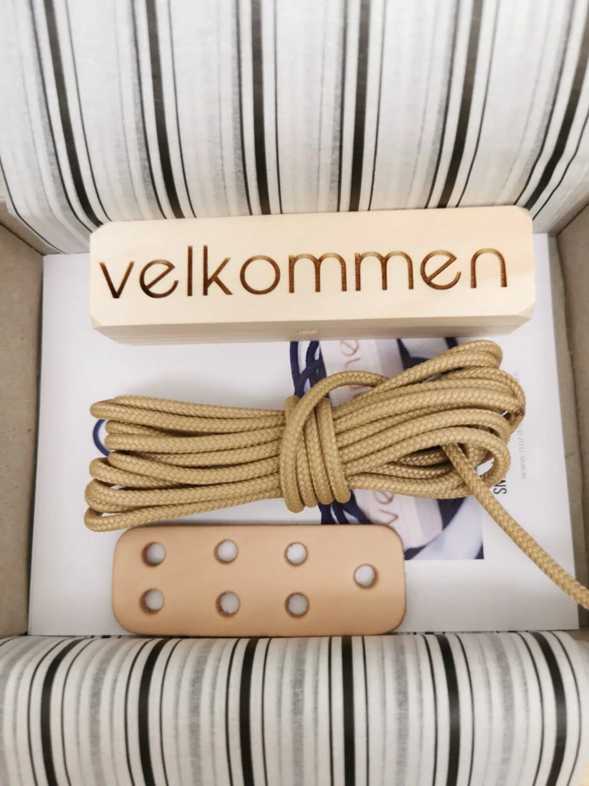 SNOREN startpakke, Beige  - Nordic By Hand