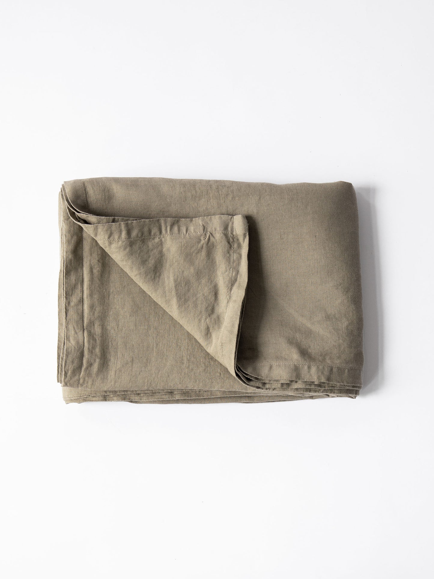 Dug i hør - Linen 145x330, farven Olive - Tell Me More
