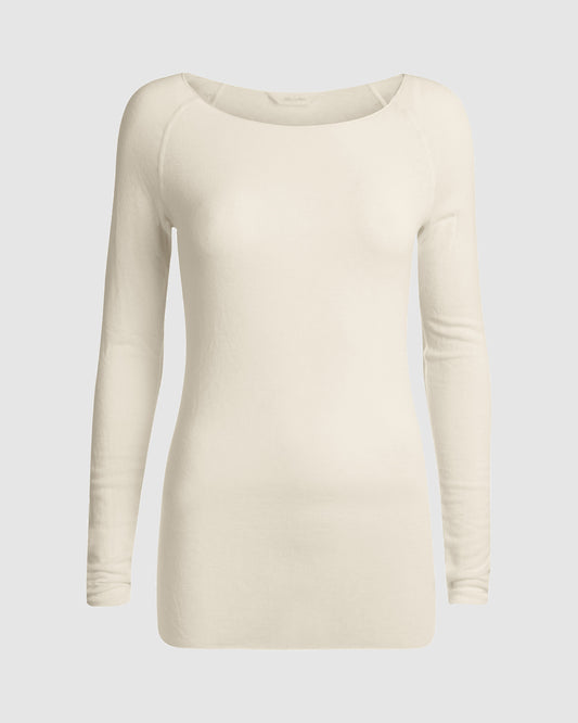 Amalie Uld Top, Off White - Gai+Lisva
