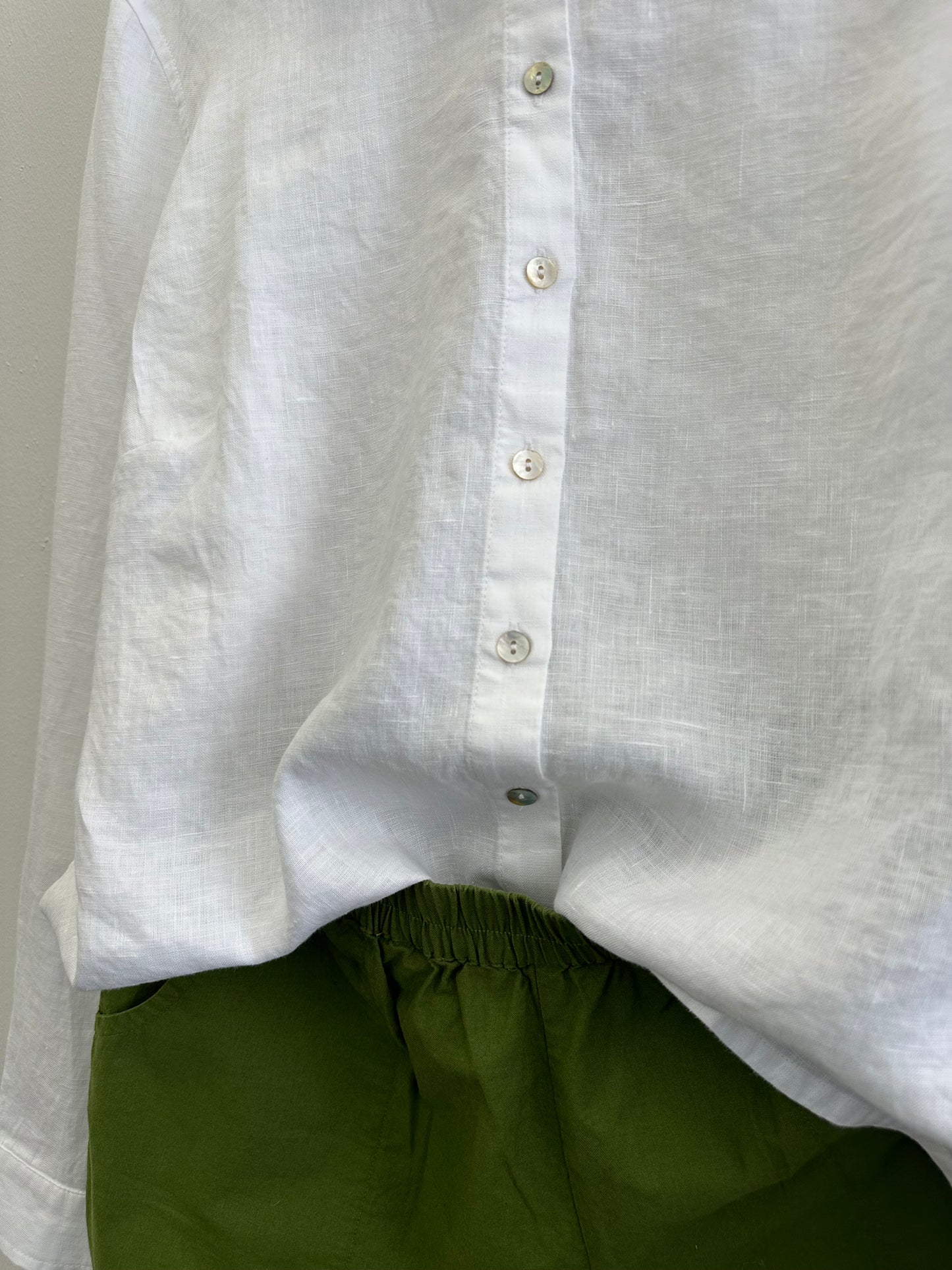 Sally Hør Skjorte, Hvid - Linen by krebs