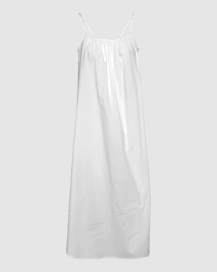 Vancouver lang kjole, Bright White - FRAU