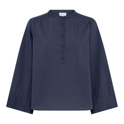 Madrid wide sleeve shirt, India Ink - FRAU