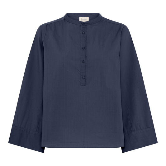 Madrid wide sleeve shirt, India Ink - FRAU