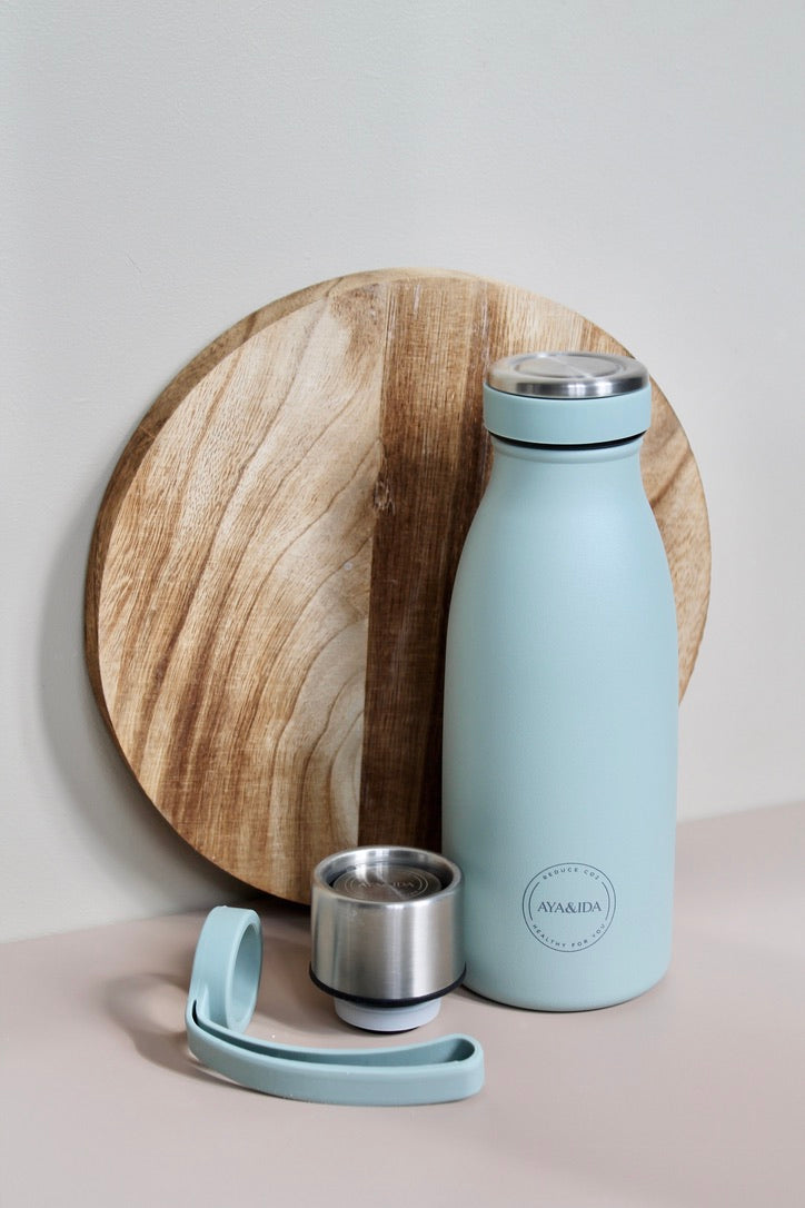 Drikkeflaske 350 ml, Mint Green - AYA&IDA