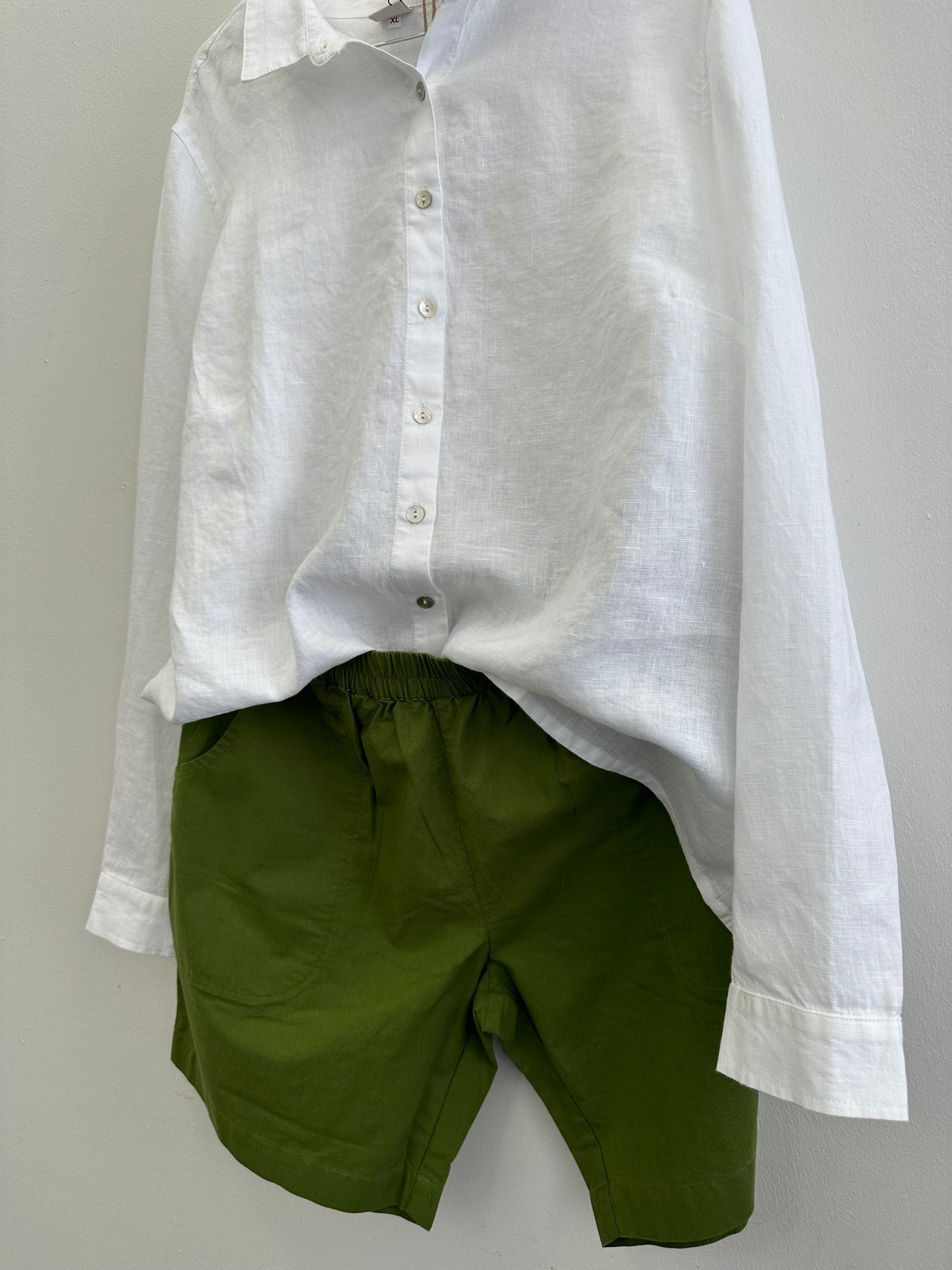 Sally Hør Skjorte, Hvid - Linen by krebs