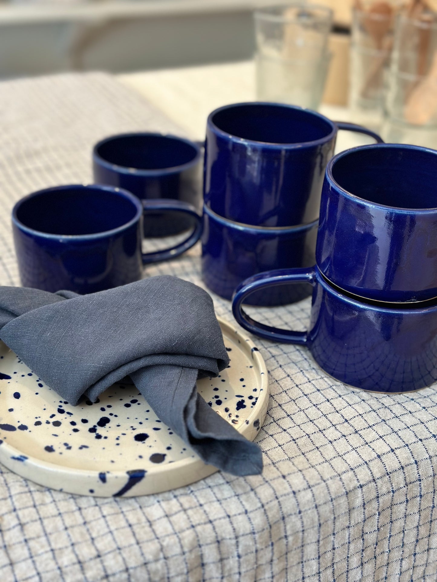 Kop, limited edition deep blue - Handmadebymarle