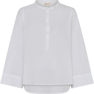 Madrid wide sleeve shirt, Bright White - FRAU