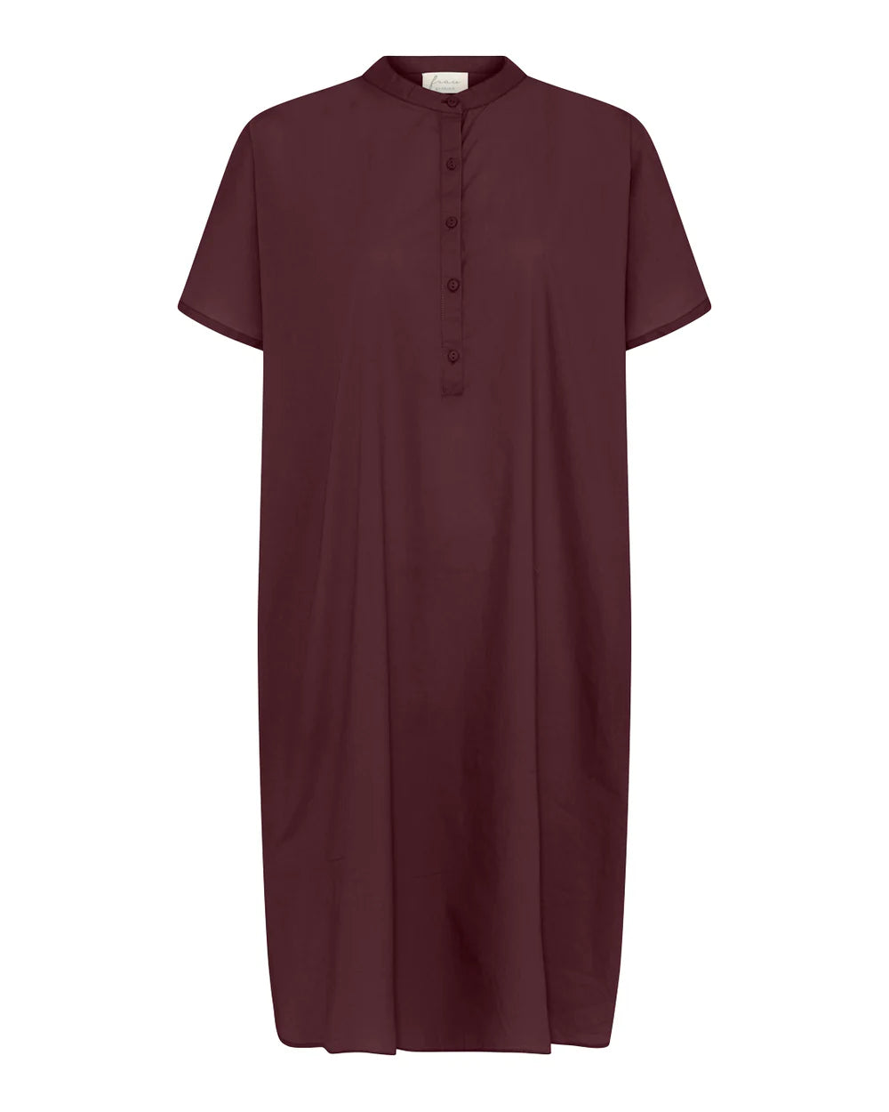 Seoul ss Dress, Red Mahogany - FRAU