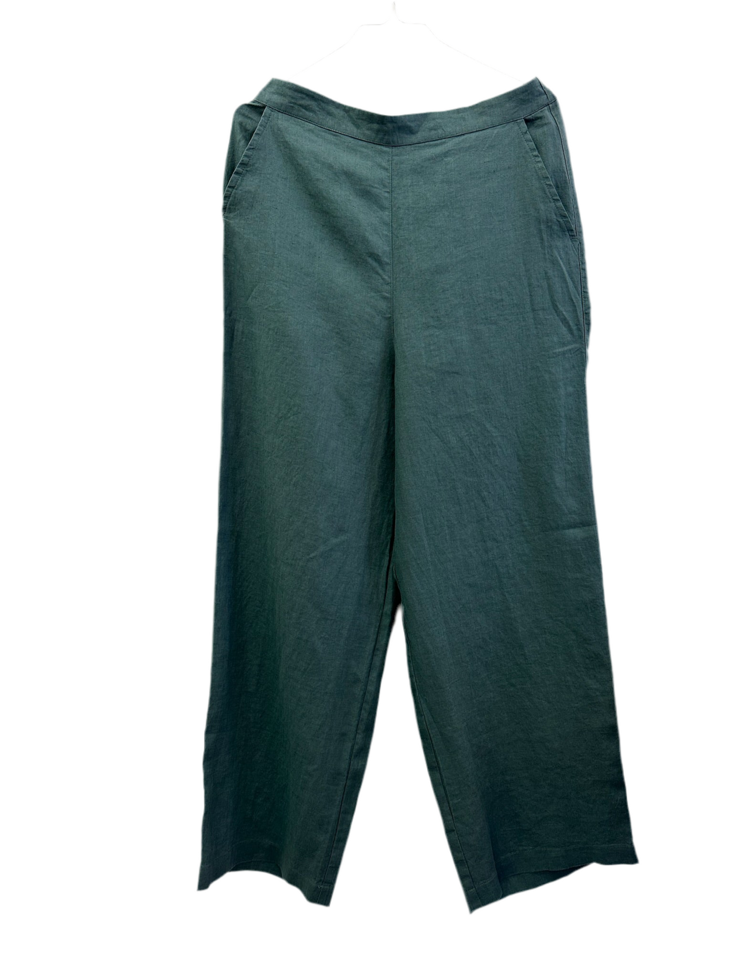 Hanne hørbukser, Balsam Grøn - Linen By Krebs