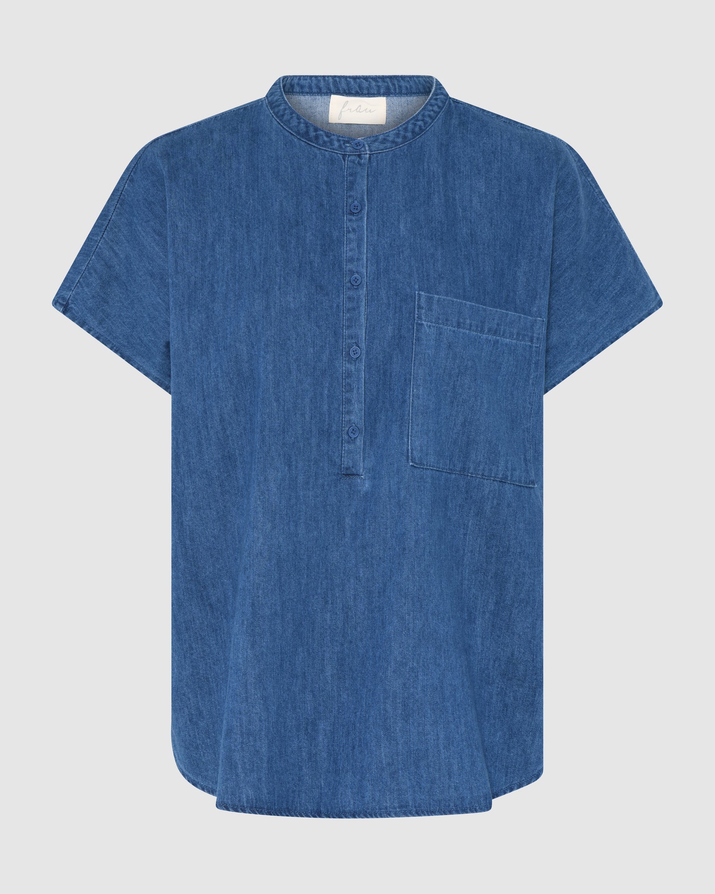 Colombo ss top, Clear blue Denim - FRAU