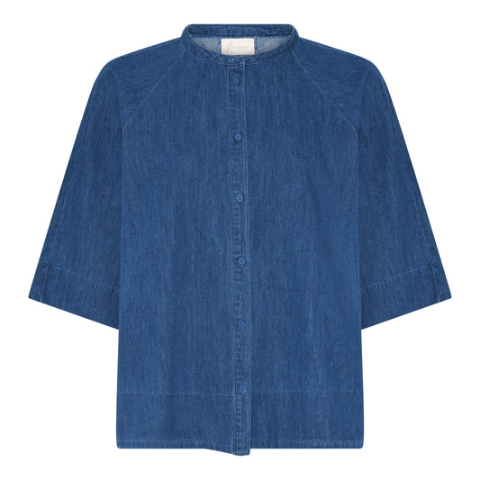 Abu Dhabi skjorte, Clear Blue denim - FRAU