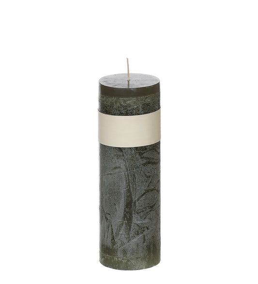 Timber bloklys H:20, Burnt Olive - Lübech Living