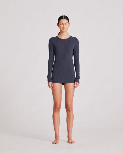 Thyra bomuldsbluse - After Midnight - Gai+Lisva