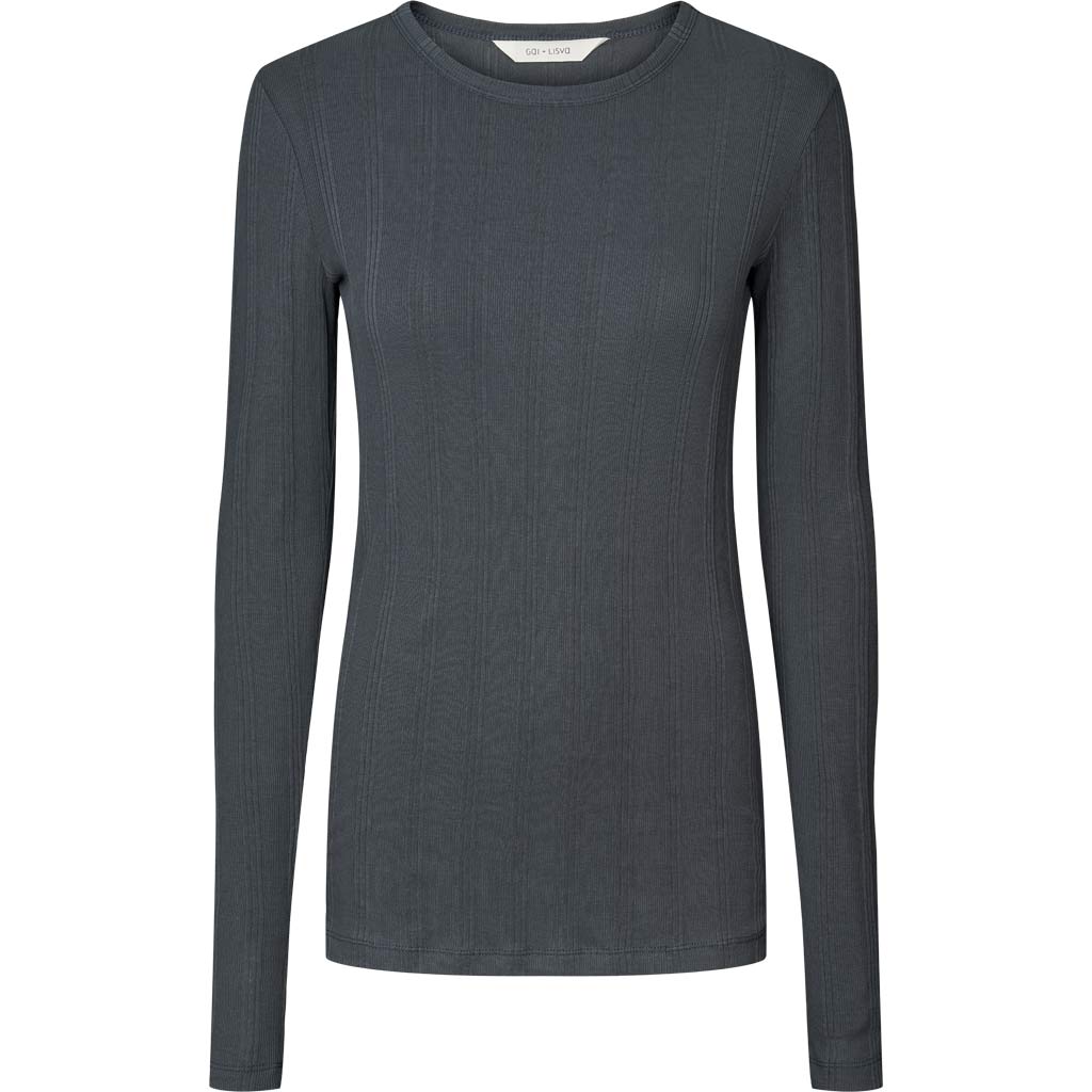 Thyra bomuldsbluse - After Midnight - Gai+Lisva