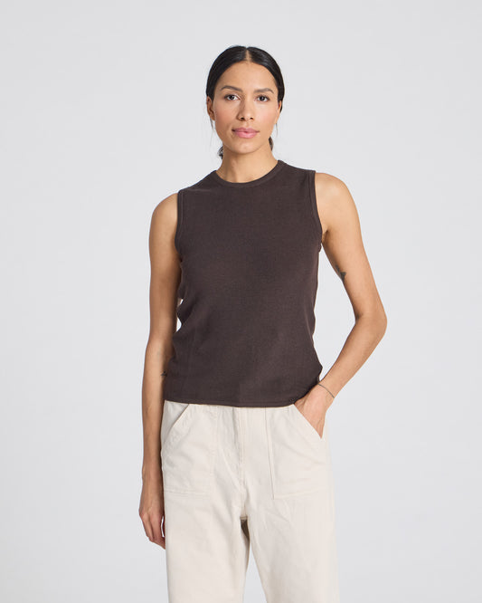 Sofie knit tank, Mulch - Gai+Lisva