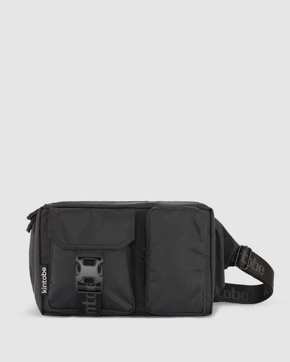 Luca Belt Bag Bumbag, Black - Kintobe