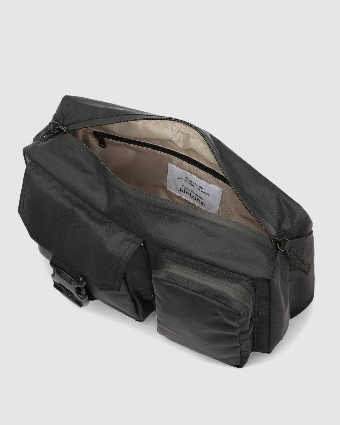 Luca Belt Bag Bumbag, Black - Kintobe