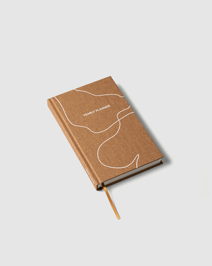 Yearly Planner, Brun  - New Mags