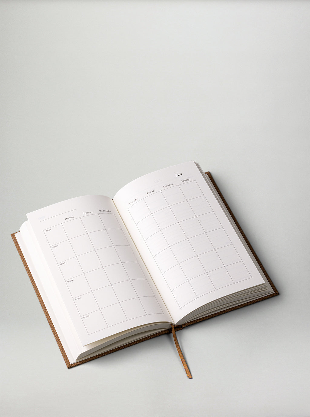 Yearly Planner, Brun  - New Mags