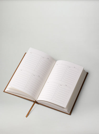 Yearly Planner, Brun  - New Mags