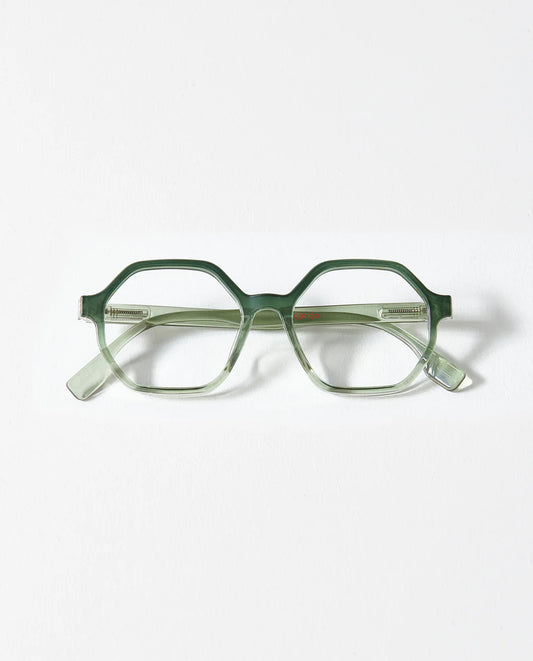 Læsebrille C, Grøn - OjeOje