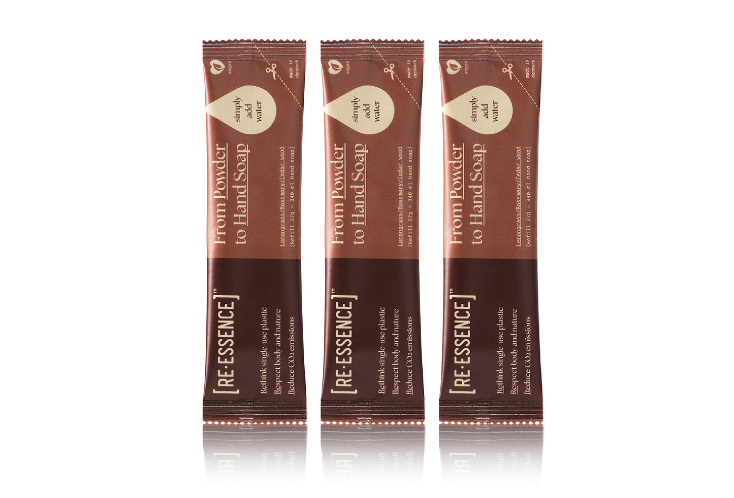 Refill pakke, Citrongræs/Rosmarin/Cedertræ - [RE·ESSENCE]