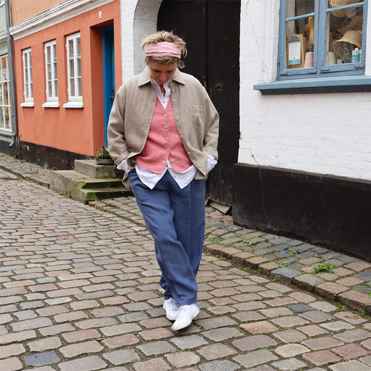 Work Jacket Unisex, Natur - Linen By Krebs