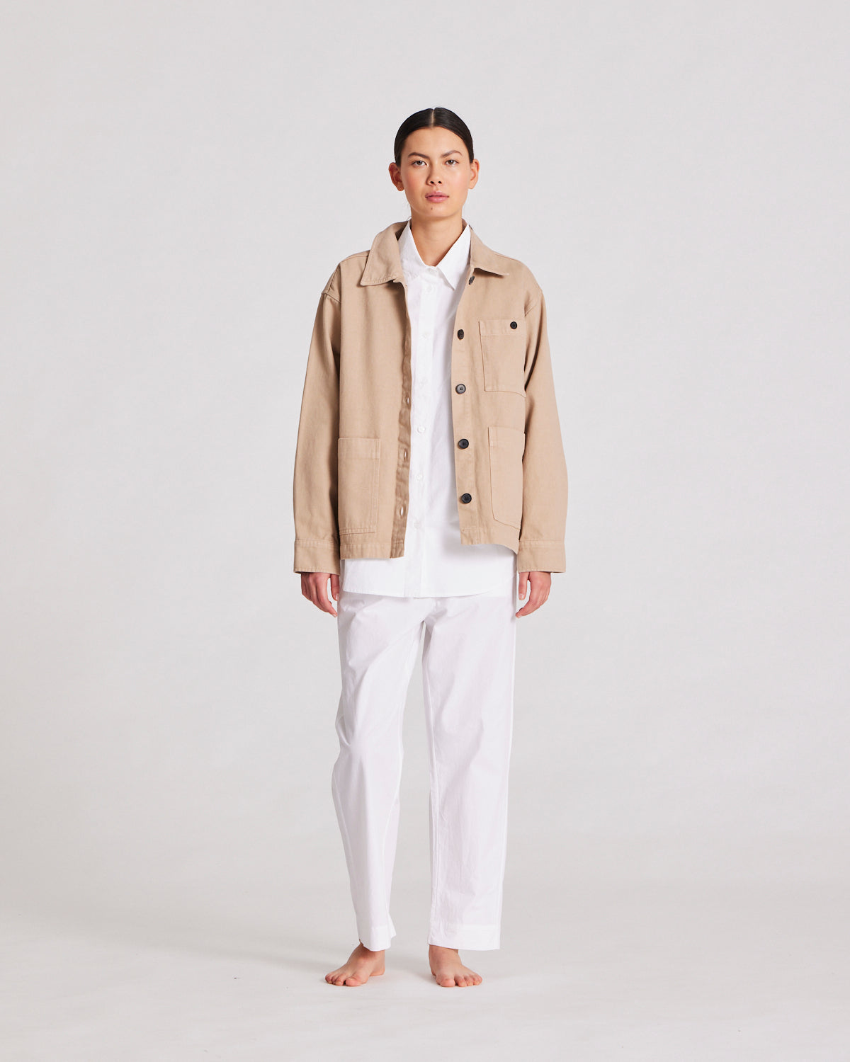 Ellie Workwear Jakke, Sand - Gai+Lisva