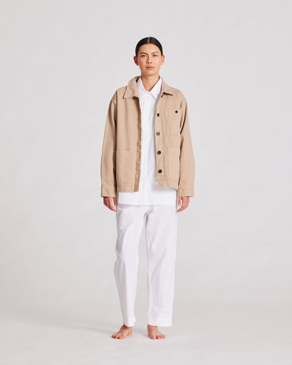 Ellie Workwear Jakke, Sand - Gai+Lisva