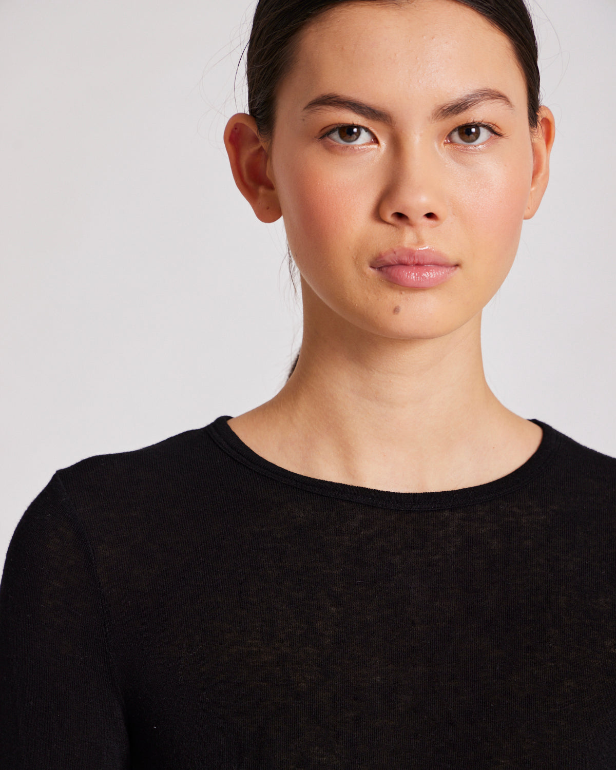 Thyra Sort Uld Bluse - Gai+Lisva